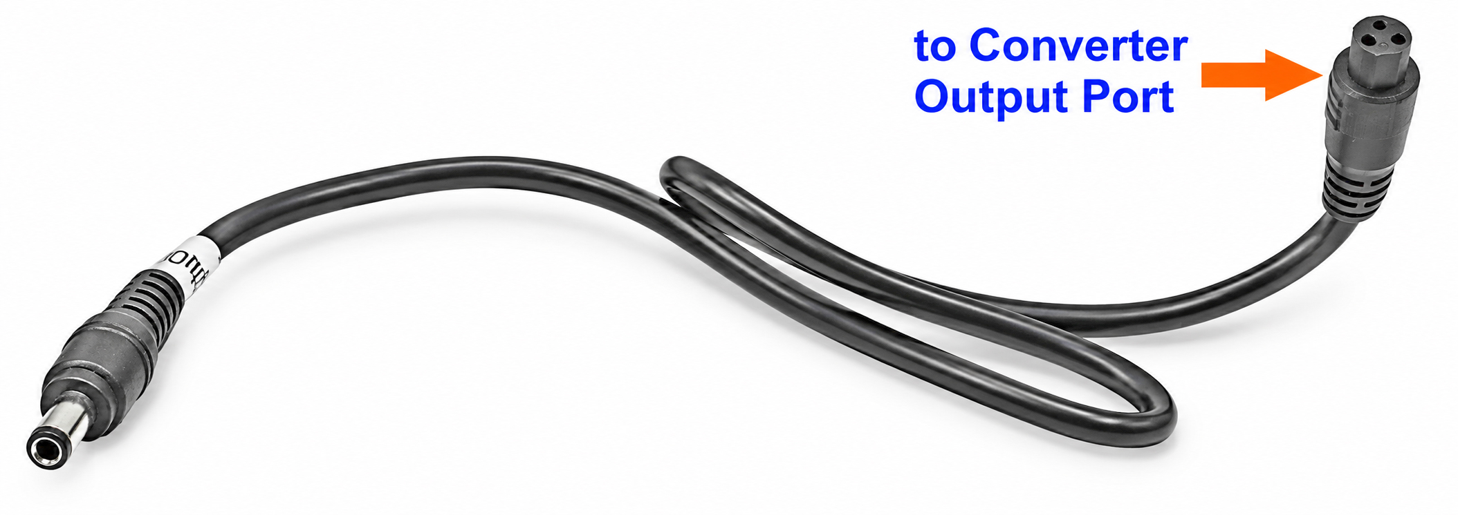 BiXPower interchangeable DC output cable with three-hole connector